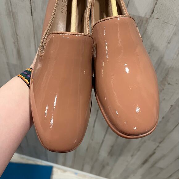 New Naturalizer Effortless Loafer in Hazelnut Brown Patent Leather Womens 7.5 - Picture 2 of 6